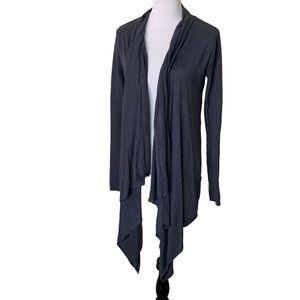Lululemon Gray Universal Wrap Draped Waterfall Open Front Cardigan - Size 6?